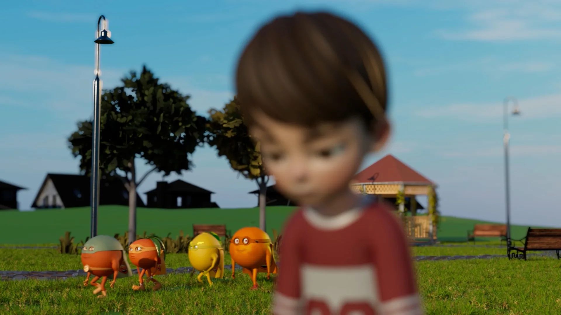 Still from Turkish Citrus Team — Saving Cat