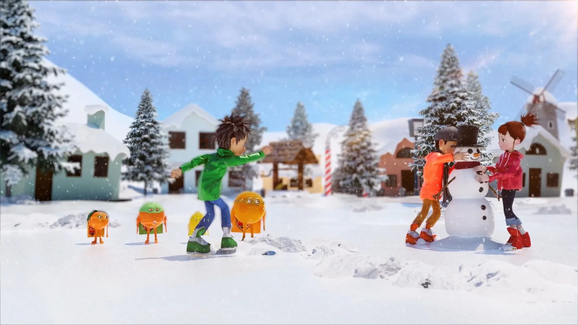 Still from Turkish Citrus Team — Snow